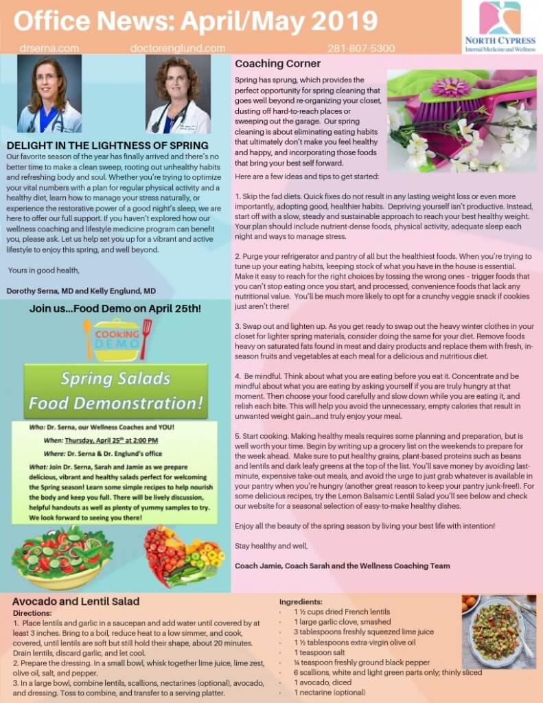 North Cypress April/May Newsletter